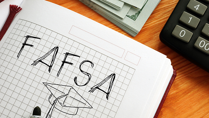 image of FAFSA paperwork