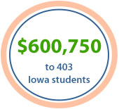 ISL Education Lending awarded $599,500 to 407 Iowa high school students